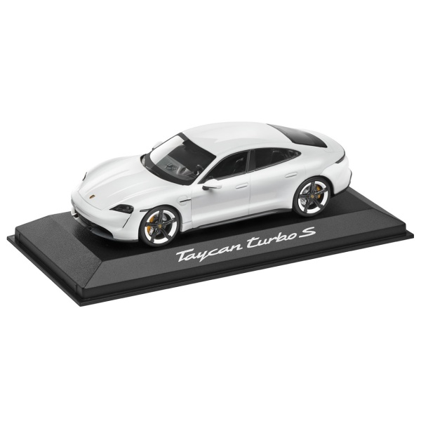 Macheta Oe Porsche Taycan Turbo S 1:43 Alb Metalizat WAP0207800L